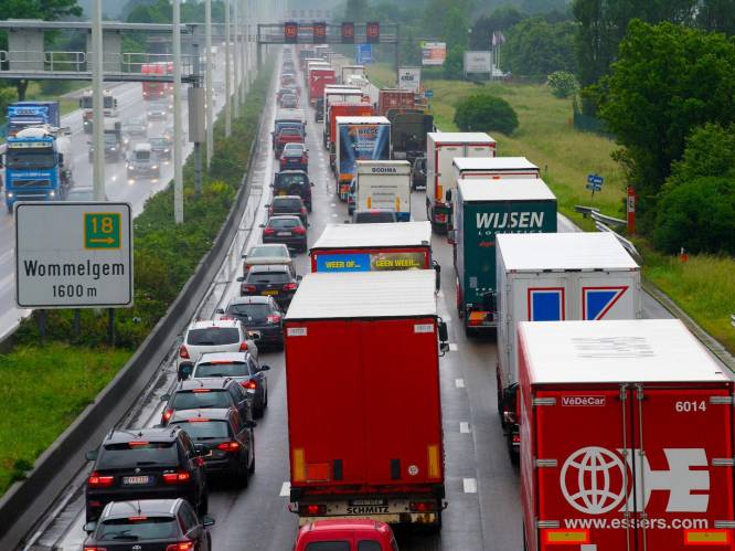 Vrachtwagenchauffeur in levensgevaar na ongeval op E313: rijbaan weer vrijgemaakt