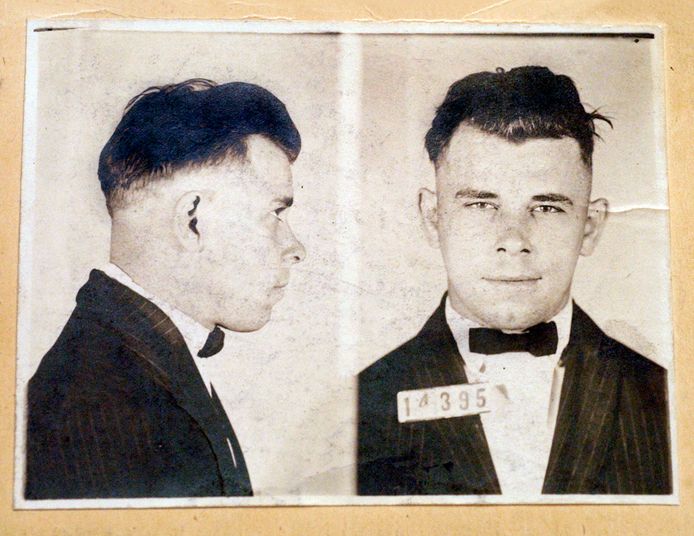 Enkele politiefoto’s van John Dillinger.