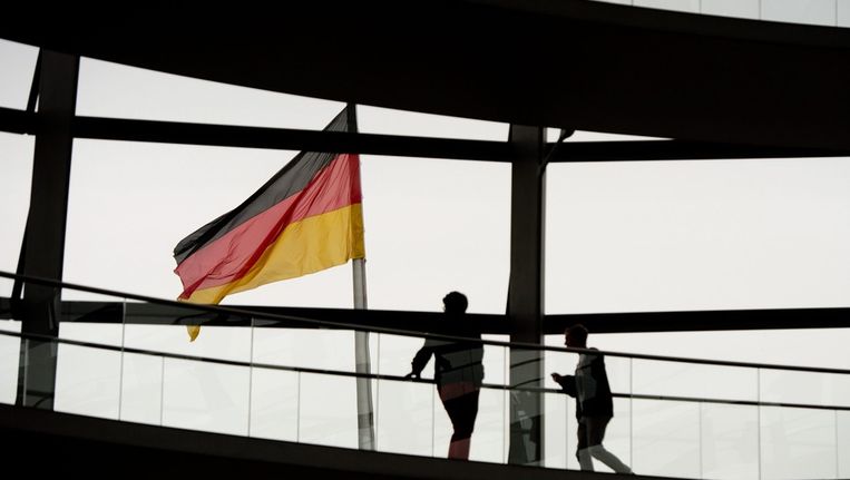 Beeld van de Reichstag in Berlijn, waar het parlement zetelt. Beeld epa