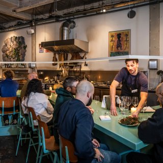 He received a 10 from Mara Grimm, but where does Choux chef Merijn van Berlo like to eat?