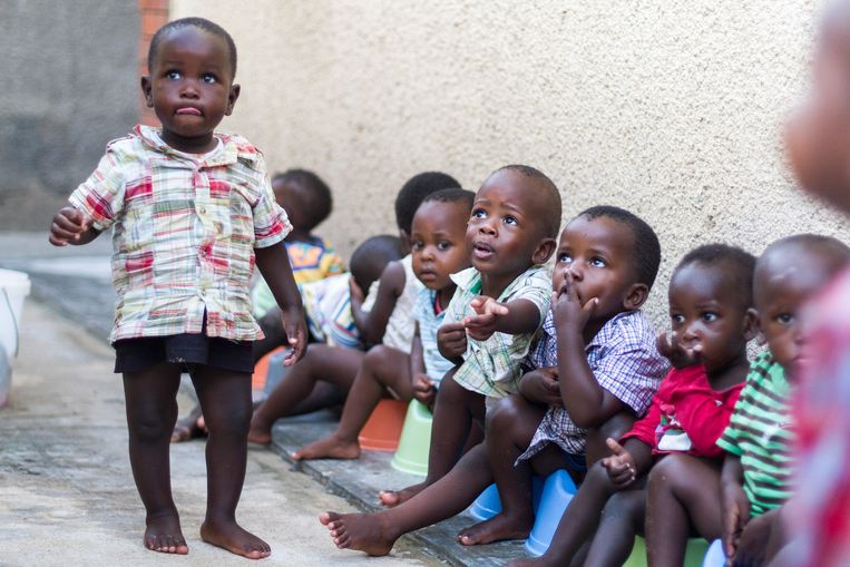 Archiefbeeld. Oasis Childrens Home Oeganda weeshuis Kampala.  Beeld Bo Breugelmans