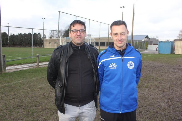 Dirk Auwelaert en Gerry De Cleene van VJ Baardegem.