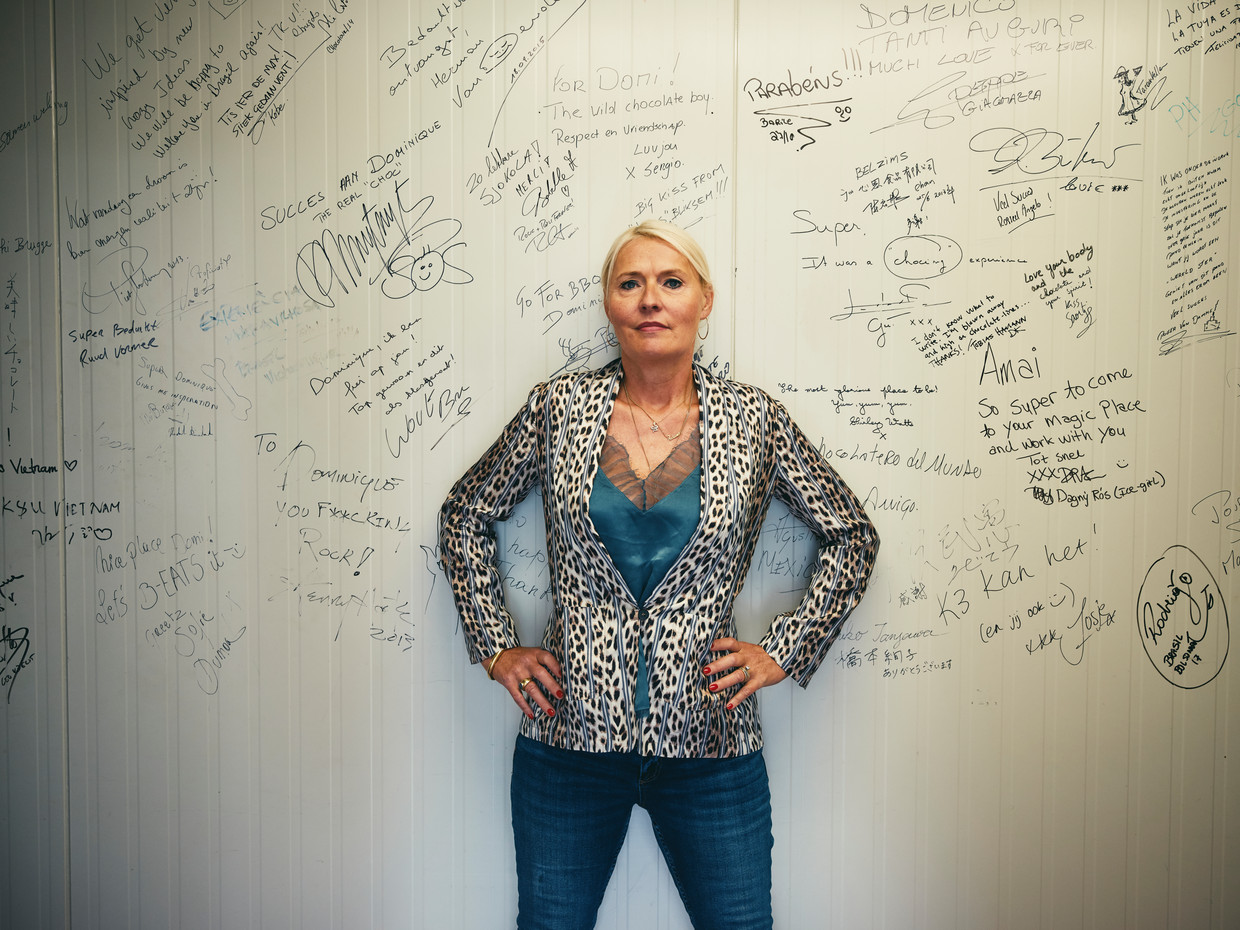 Fabienne De Staerke: ‘Bezweet en onder de modder ging hij op z’n knie: ‘Wil je met mij trouwen?’’ Beeld Joris Casaer
