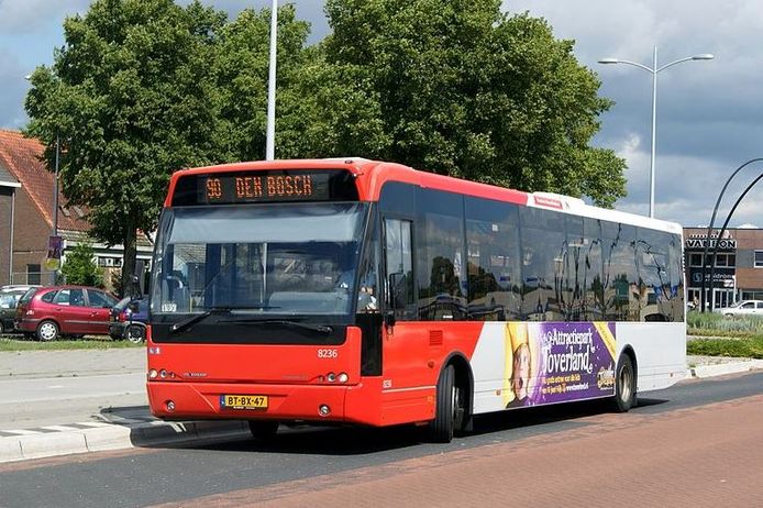 Het gaat niet om deze lijn van Arriva, maar om buurtbuslijn 294 van Oss naar Ravenstein