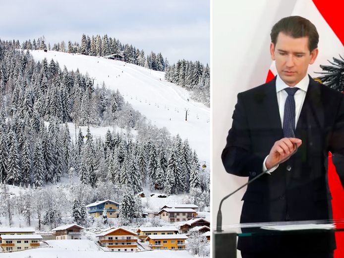 Bondskanselier Sebastian Kurz kondigde vanmiddag aan dat toeristen pas vanaf 7 januari welkom zijn in de Oostenrijkse skigebieden. Vanaf 24 december mogen skigebieden wel open voor inwoners.