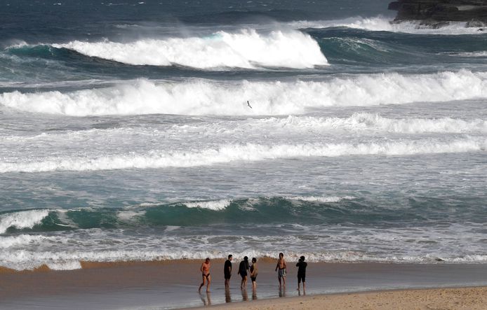 Bondi Beach in Sydney. Op een ander strand in de stad is het lichaam van een vrouw aangespoeld.