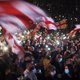 Tienduizenden Georgiërs eisen vrijlating van oud-president Saakasjvili