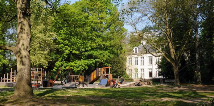 Het speelterrein van het Boekenbergpark in Deurne wordt in de loop van 2023 vernieuwd.