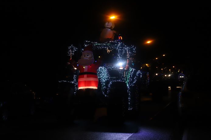 Verlichte tractoren Pajottenland