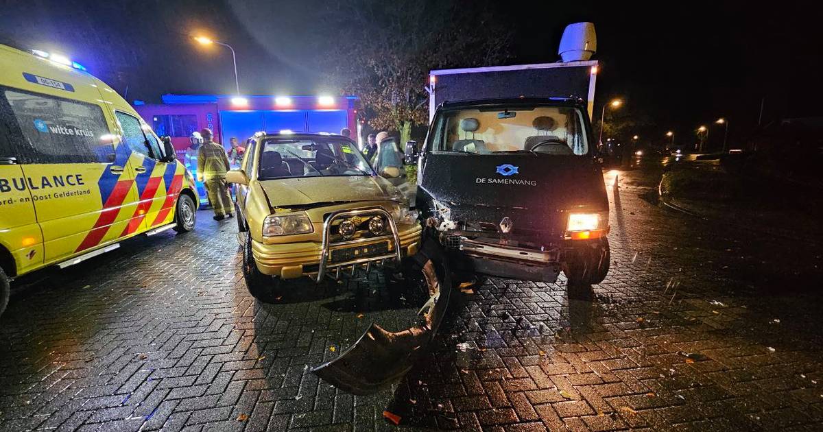 Botsing tussen viswagen en auto: één persoon gewond.