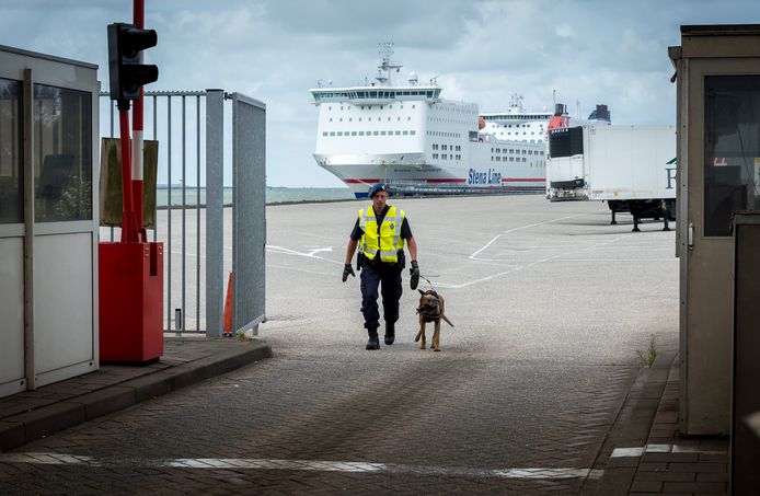 Ferry van Stena Line bij Hoek van Holland