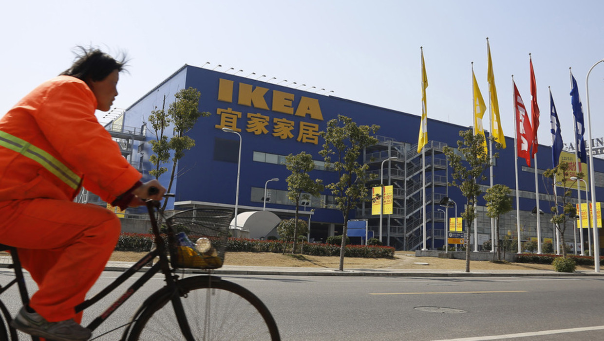 Ikea in Shanghai Beeld ap