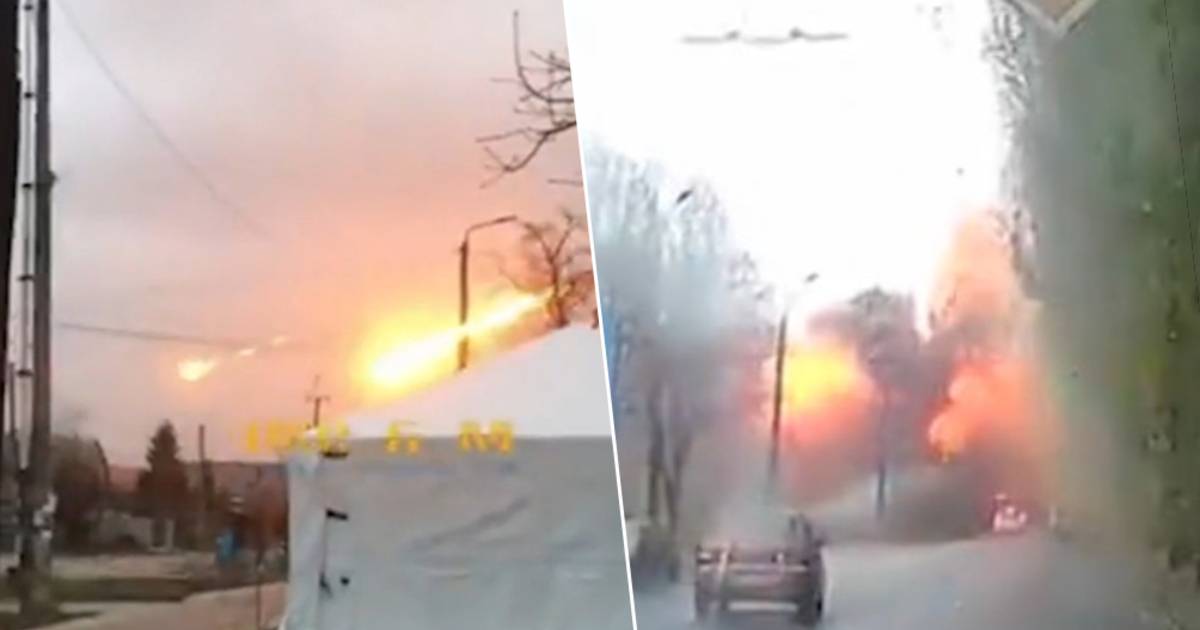 Российские ракеты снова попали в инфраструктуру украинских городов, видеорегистратор зафиксировал мощный взрыв в Днепре |  Украина и Россия война