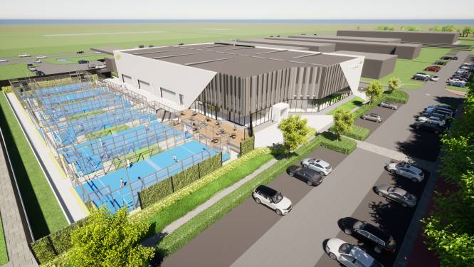Een muur van liefst zeven meter hoog moet geluidsoverlast van nieuwe padelbanen Reeshof temmen