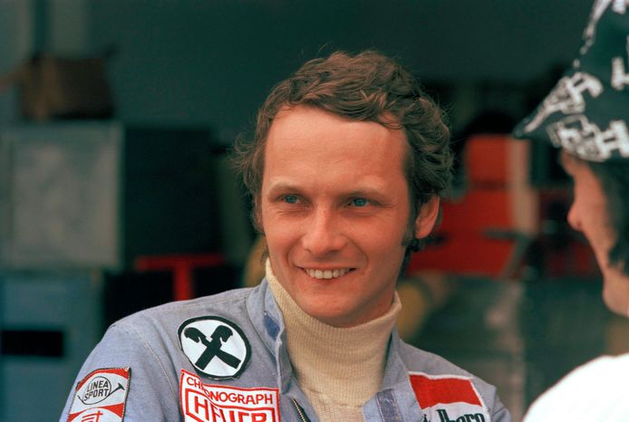 Niki Lauda in 1975 in Buenos Aires.