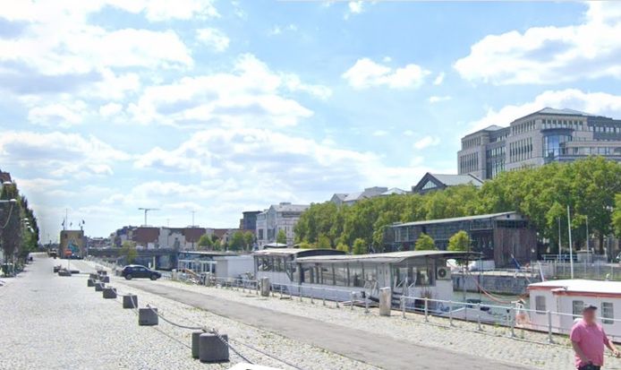 Le quai des Péniches à Bruxelles.