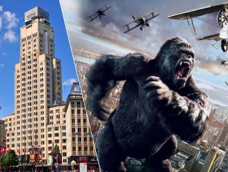 King Kong beklimt Boerentoren tijdens Antwerp On Air: “Creativiteit hangt letterlijk in de lucht”