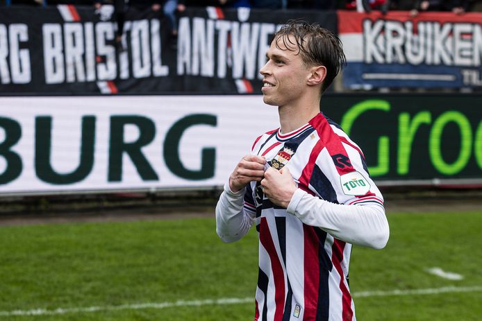 Niels van Berkel  is trots dat hij voor Willem II mag uitkomen.