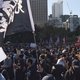 Tienduizenden betogers de straat op in Hongkong