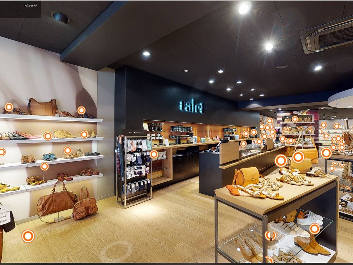 Schoenenwinkel Ralet in Knokke volledig virtueel en in 3D te bezoeken Letterlijk shoppen vanuit uw kot Knokke Heist hln.be