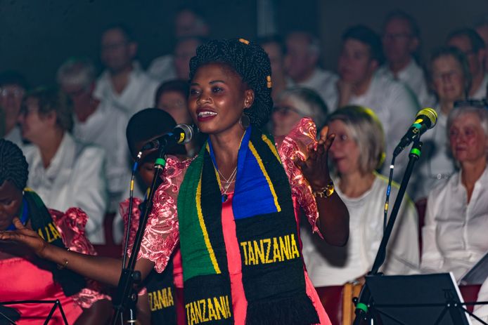 Bij het concert was er ook plaats voor ontroerende solo's