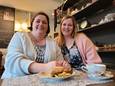 Emma Buyck en Lieve Lavens. De twee dames zijn ondanks het leeftijdsverschil als twee handen op één buik.