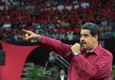 Venezolaanse president Maduro waarschuwt voor oorlog