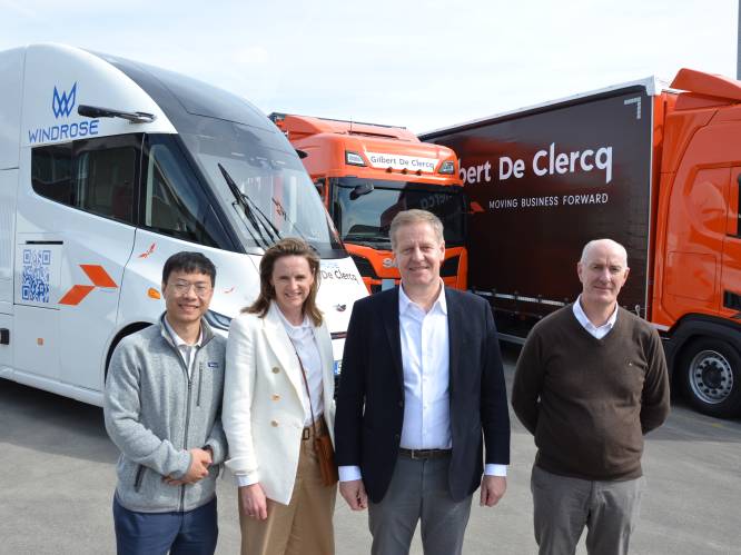 Transportbedrijf Gilbert De Clercq helpt Chinese constructeur Windrose met intrede elektrische truck op Europese markt: “Onder de indruk van rijbereik”