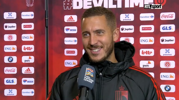 Eden Hazard envoie un message au Real Madrid.