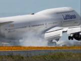 Boeing Lufthansa maakt wel erg ruwe landing
