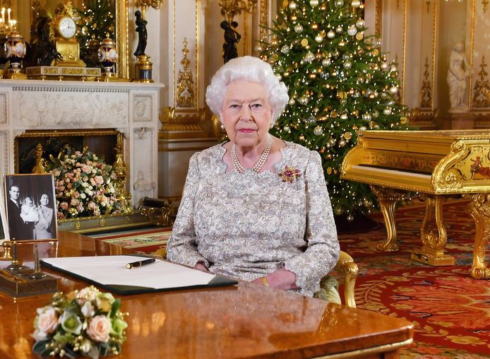 De kerstspeech van Queen Elizabeth II  werd al op 12 december opgenomen in Buckingham Palace.