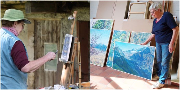 Mariet Lavrijsen, weduwe van Arendonks kunstschilder Louis Van Gorp, treedt voor het eerst naar buiten met eigen werken.