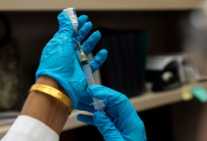 Een vaccin tegen mazelen in de Amerikaanse staat New York.