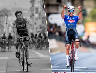 Hoe Van der Poel met snelste beklimming van Poggio ooit het voorbeeld van ‘papi’ Poulidor volgde