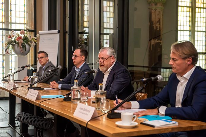 De initiatiefnemers van Project C. Tweede van rechts Peter Schouten