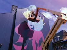L’artiste liégeoise Whoups réalise une fresque monumentale prônant l’égalité des chances