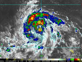 Tropische storm op Stille Oceaan groeit razendsnel uit tot supertyfoon