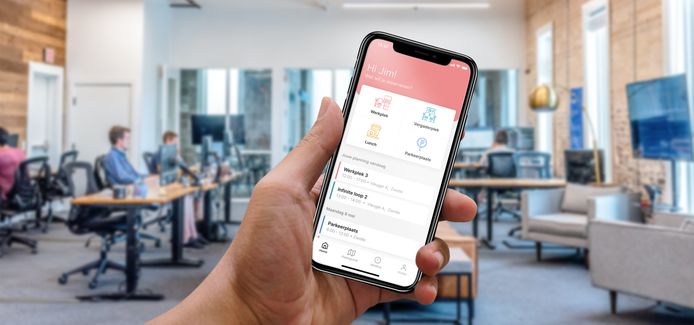 Ontwikkelaars uit Zwolle bouwden de app BookMyDesk.