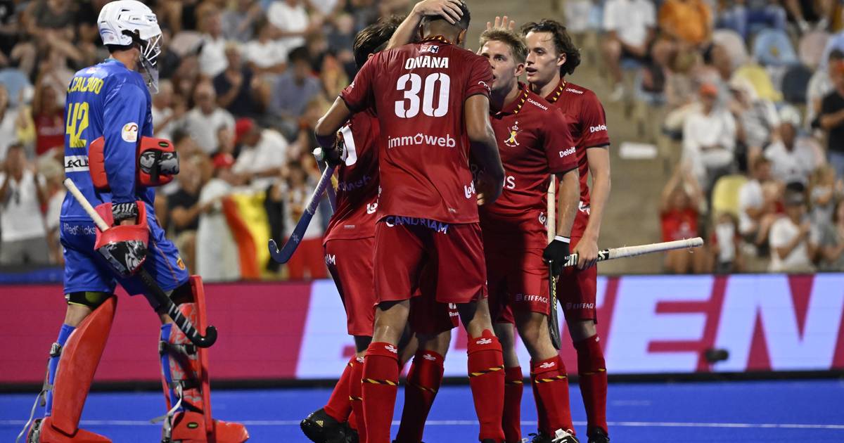 look.  The mighty Red Lions also beat Spain and secured their place in the semi-finals  hockey