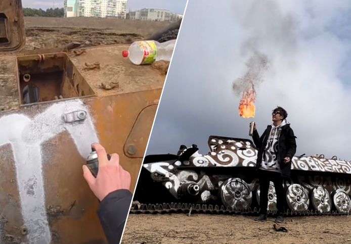 Maxim Kilderov maakt echte kunstwerken van verlaten tanks