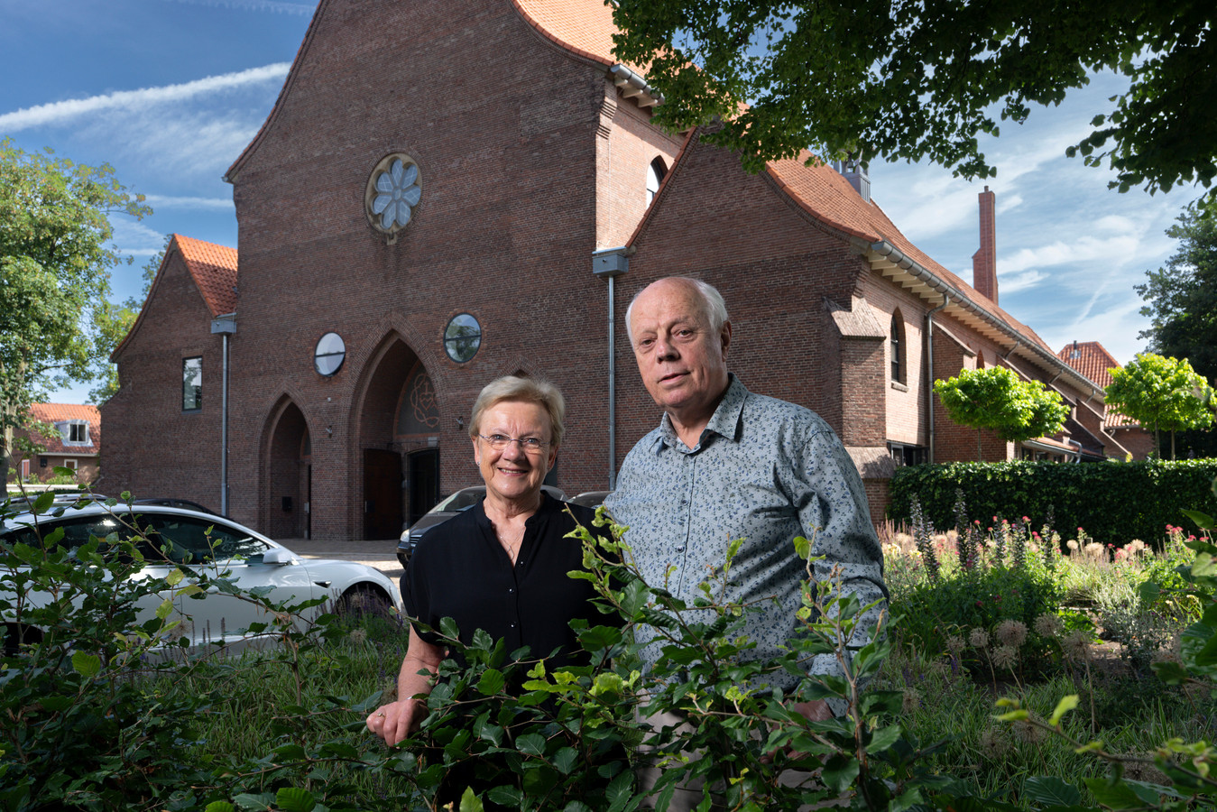 Jan en Ineke Metselaar wonen in de voormalige Heilighartenkerk aan de Rubensstraat in Den Bosch.