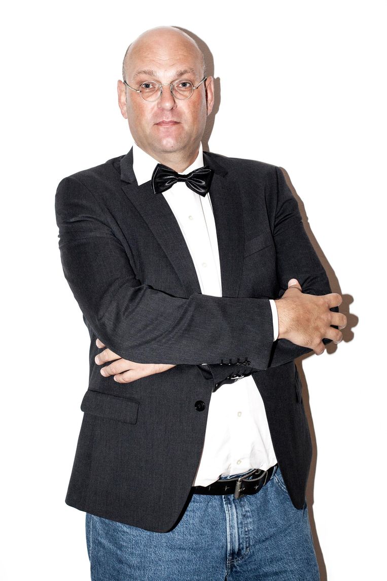 Schuimverslaggever Hans van der Beek Beeld Linda Stulic