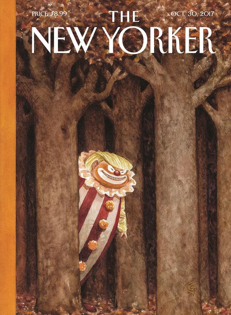 Cover The New Yorker. Beeld  