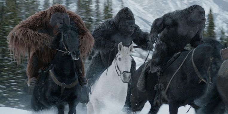 War for the Planet of the Apes. Beeld  