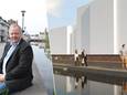 Schepen van Omgeving en Stadsvernieuwing Filip Liebaut (CD&V). / Langs de wandelpromenade zijn in het ontwerp ingewerkte zitelementen voorzien.