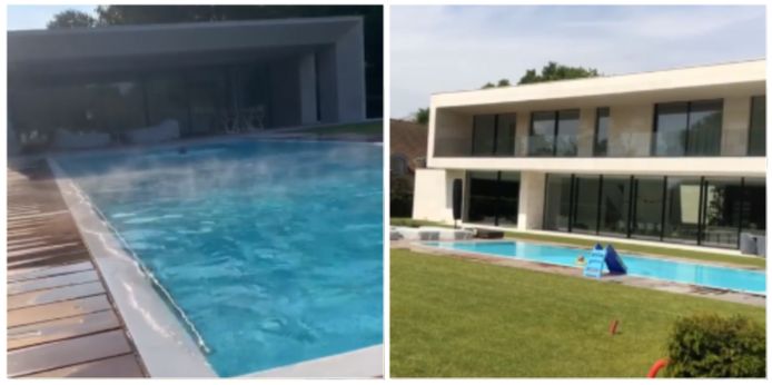 Kevin De Bruyne en vrouwlief Michèle gunnen ons een glimp van de villa.