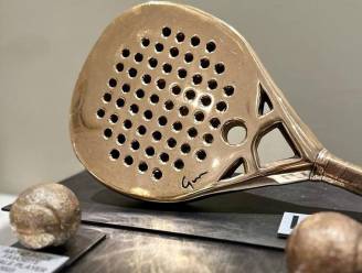 Bronzen racket van liefst 25.000 euro vormt originele extra tijdens Circus Brussels Padel Open