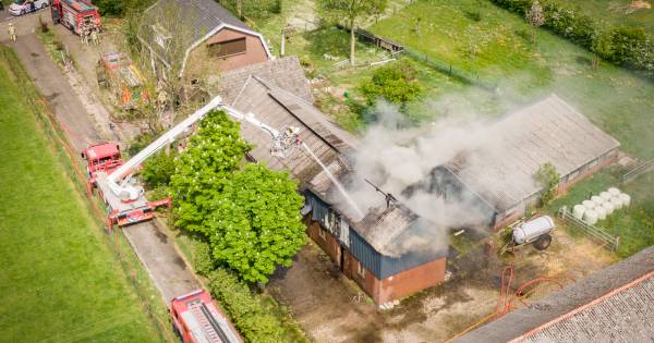 Wietkwekerij in brandende schuur Overberg | Utrechtse Heuvelrug - De Gelderlander