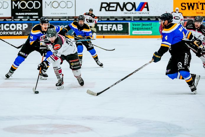 Toekomstteam Trappers (blauw) tegen Gijs Groningen.