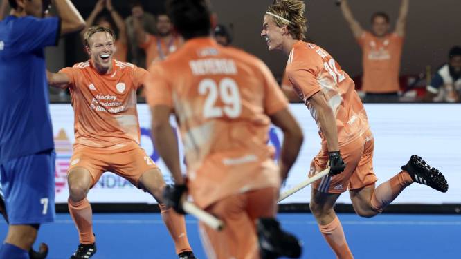 Hockeyers winnen eenvoudig van Zuid-Korea op WK en treffen titelverdediger in halve finales